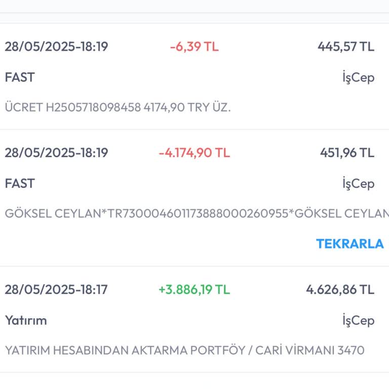 Maaş Müşterisinden Mesai Dışı EFT Ücreti Alınması
