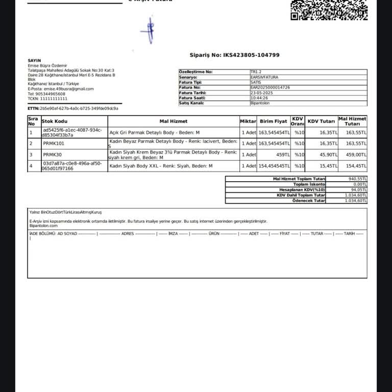 Siparişim Teslim Edilmedi, Geri Dönüş Yapılmıyor