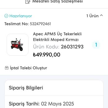 Aldığım Motor 30 Gündür Teslim Edilmedi Paramı Da Geri Alamıyorum