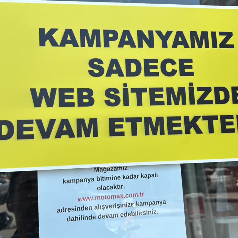 Motomax İndiriminde Mağaza Kapalı Sürprizi