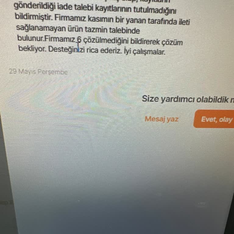 Kargoda Kaybolan Ürün İçin 6 Aydır Çözüm Yok