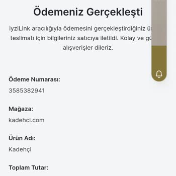 Sipariş Verdiğim Kadehler Teslim Edilmedi, İletişim Sağlanamıyor