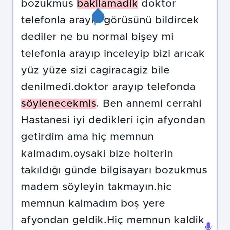 Cerrahi Hastanesi'nde Holter Sonucu İçin Yaşanan İletişim Ve Hizmet Sorunu