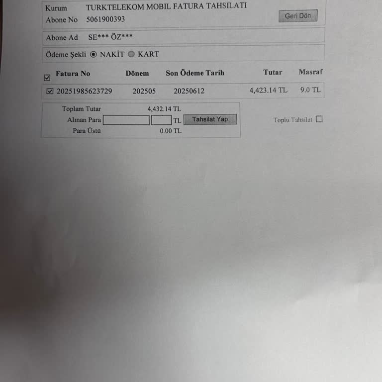 Pttcell Hattım Kapatıldı, Bilgi Verilmeden Yüksek Borç Çıkarıldı Mağdur Oldum