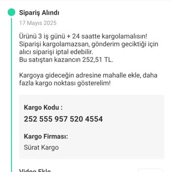 Sürat Kargom 10 Gündür Kayıp, İletişim Yok Mağduriyet Yaşıyorum