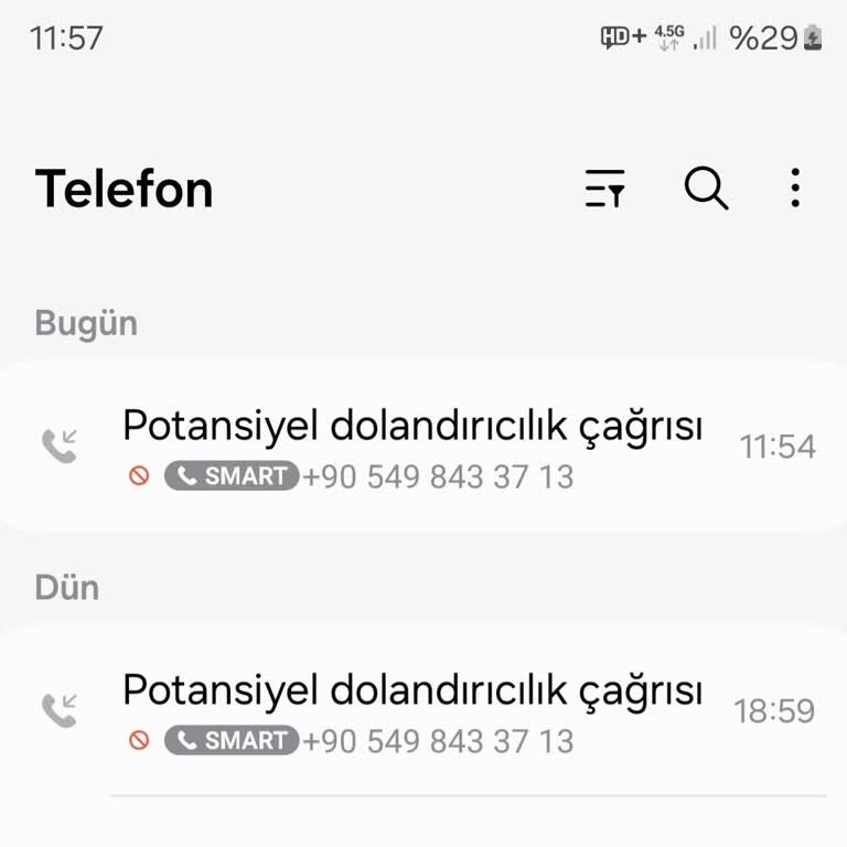 Sürekli Arayan Numaralar Kişisel Bilgi Talep Ediyor
