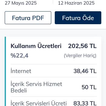 Türk Telekom Kullanılmayan Abonelik ve İnternet Aşımı Nedeniyle Yüksek Fatura Mağduriyeti