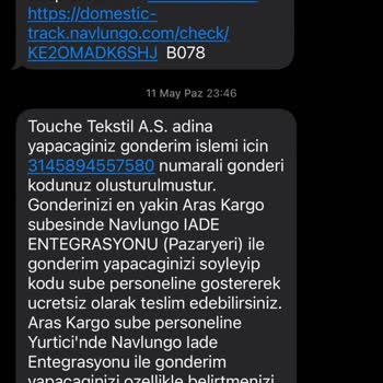 Touché İade Sürecinde Mağduriyet Ve İletişimsizlik Yaşadım