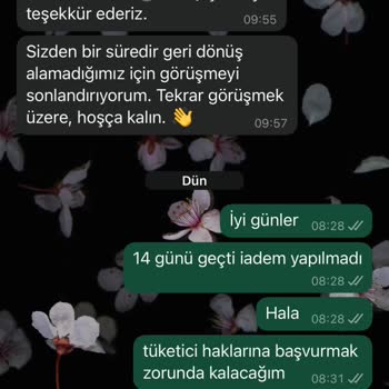 Touché İade Sürecinde Mağduriyet Ve İletişimsizlik Yaşadım