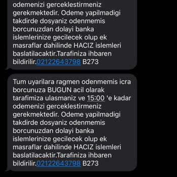 Yanlış Kişiye Sürekli Borç Mesajı Gönderiliyor