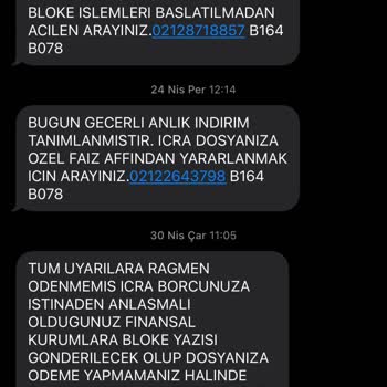 Yanlış Kişiye Sürekli Borç Mesajı Gönderiliyor