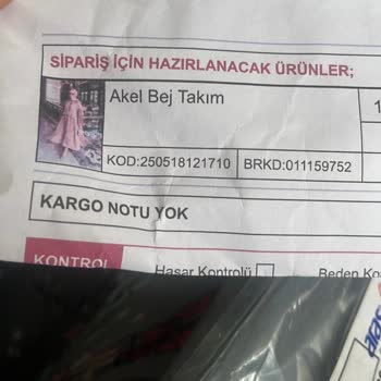 Siparişim Yerine Alakasız Ve Kullanışsız Bir Ürün Gönderildi