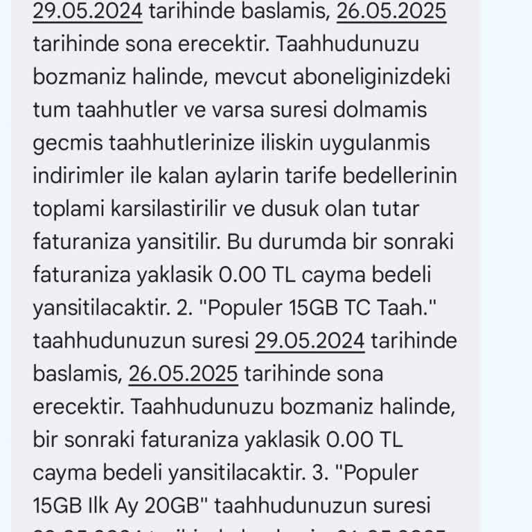 Cayma Bedeli Yansıtılmaması Sözüne Rağmen Faturama Ek Ücret Eklendi