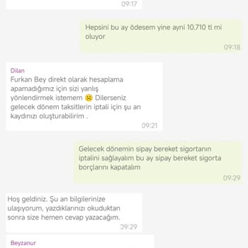 Kredi Kartı Taksit Ödememde Yanlış İşlem Yapıldı