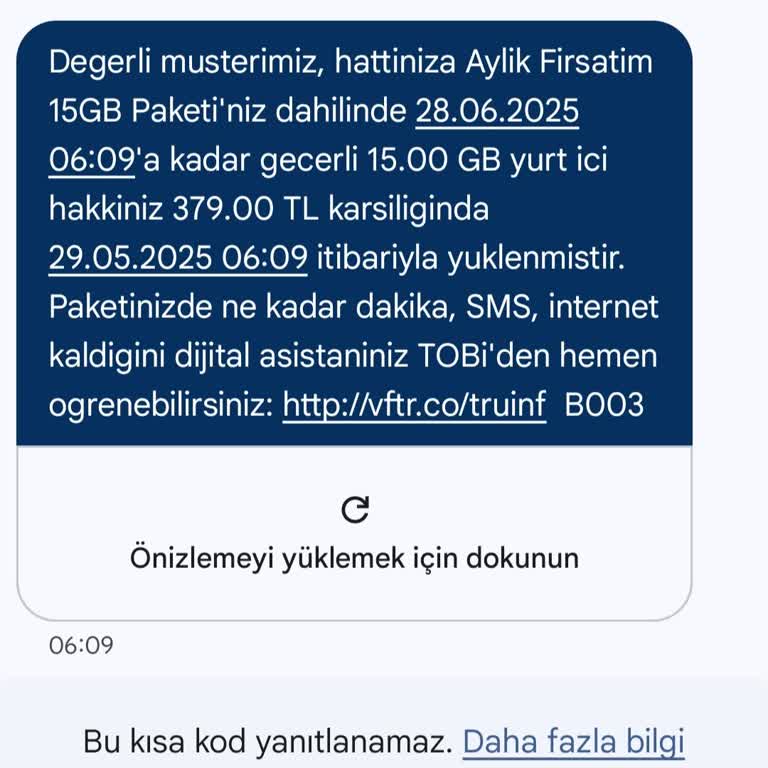 Faturasız Hattım Erken Geçiş Yaptı, Mağdur Oldum