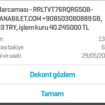 Bilet Alımında Güvenlik Ve İade Sorunu Yaşadım