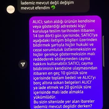 İade Hakkının Engellenmesi Ve Profesyonellikten Uzak Hizmet