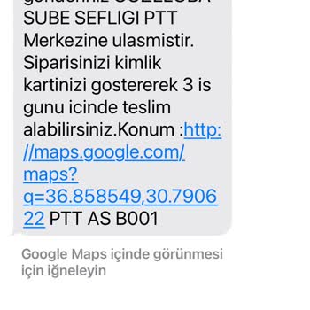 PTT Kargo Teslimatında Evde Yokmuşum Yanılsaması