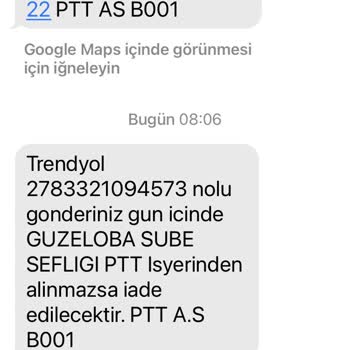 PTT Kargo Teslimatında Evde Yokmuşum Yanılsaması