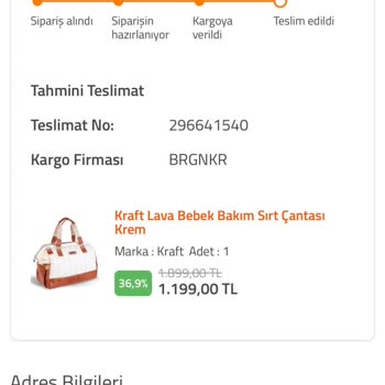 Yanlış Renk Anne Bebek Çantasıyla Mağduriyet Yaşadım