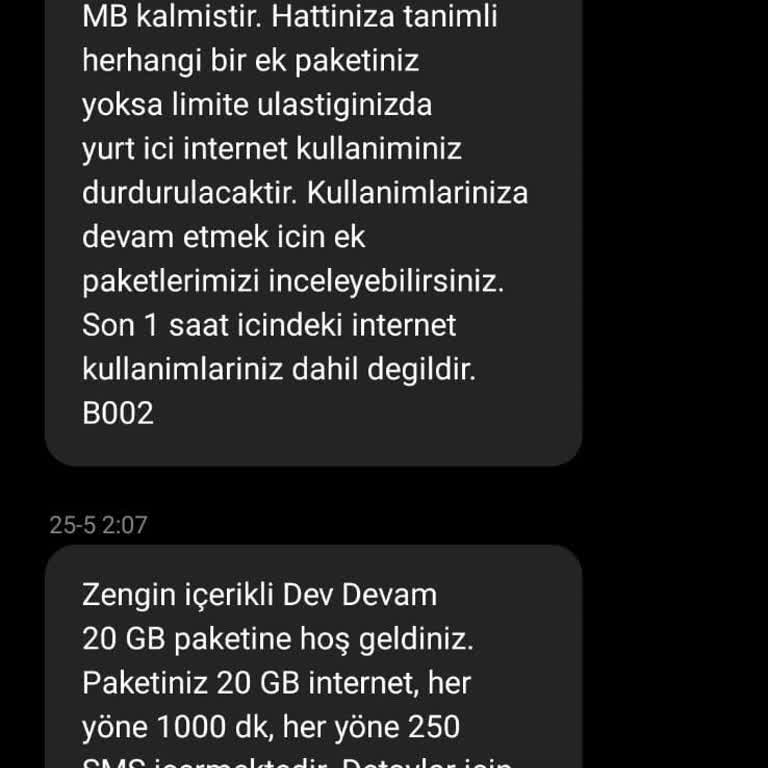 Bilgim Dışında Paket Değişikliği Ve Çözümsüzlük