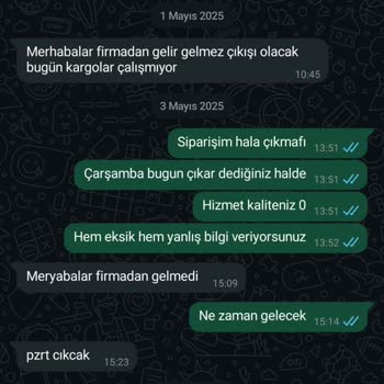 Siparişim Gecikti, Yanlış Ürün Ve Eksik İade Mağduriyeti