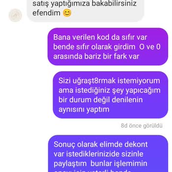 Sipariş Sonrası İletişimsizlik Ve Mağduriyet Yaşadım