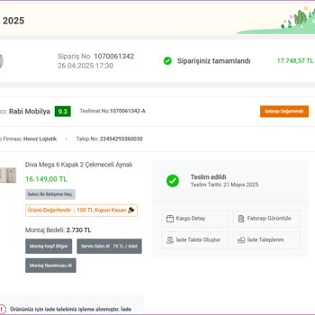 Hasarlı Gardırop, Eksik Hizmet Ve Çözülmeyen Sorun!