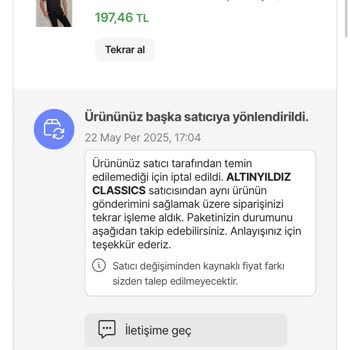 Siparişim Ne Hepsiburada Ne De Altınyıldız Tarafından Çözülemiyor