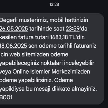 Kullanmadığım Hat İçin Yüksek Fatura Şoku!