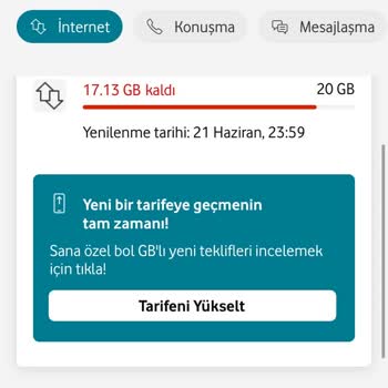 Hediye İnternet Kazancım Tarifemden De Düşüldü