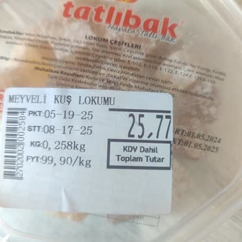 Satışı Yapılan Ürünün Son Kullanma Tarihi Değiştirilmiş