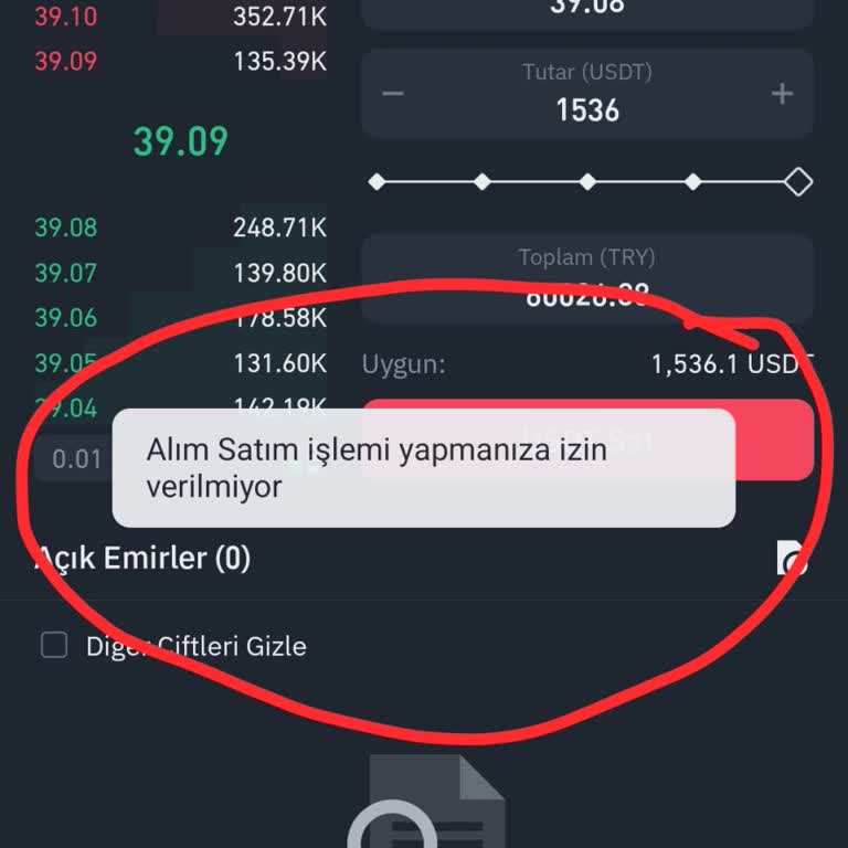 Binance TR'de İşlem Yapamıyorum, Destek Yetersiz Kaldı
