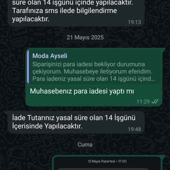 Yanlış Ürün Sonrası Para İadesi Yapılmadı