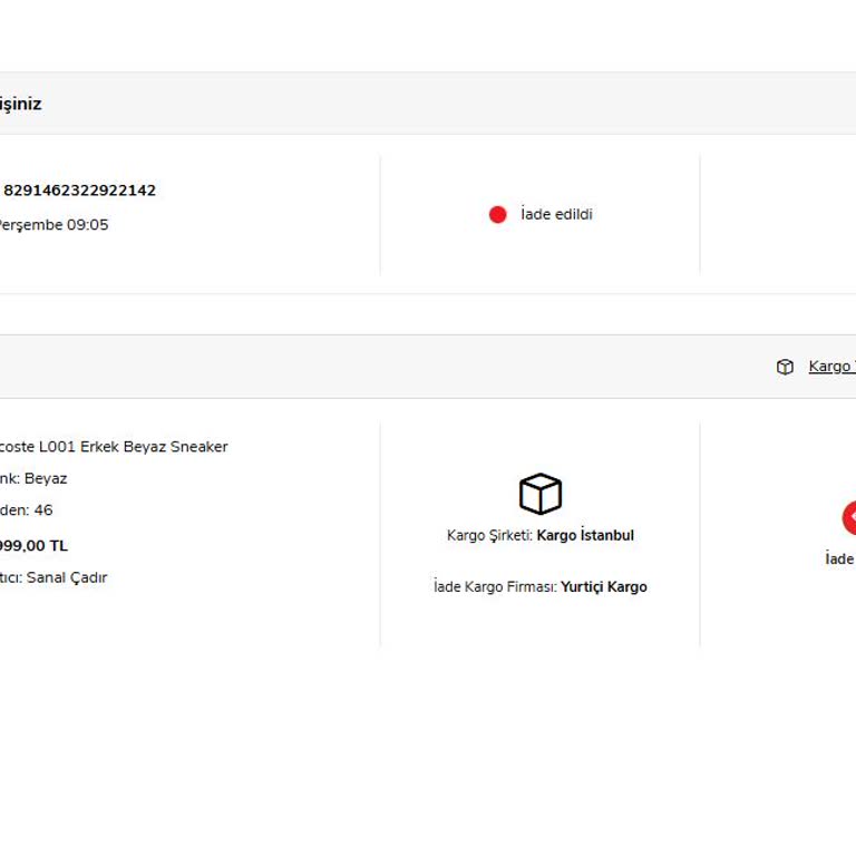 İade Ücreti Bir Türlü Hesabıma Yatırılmadı