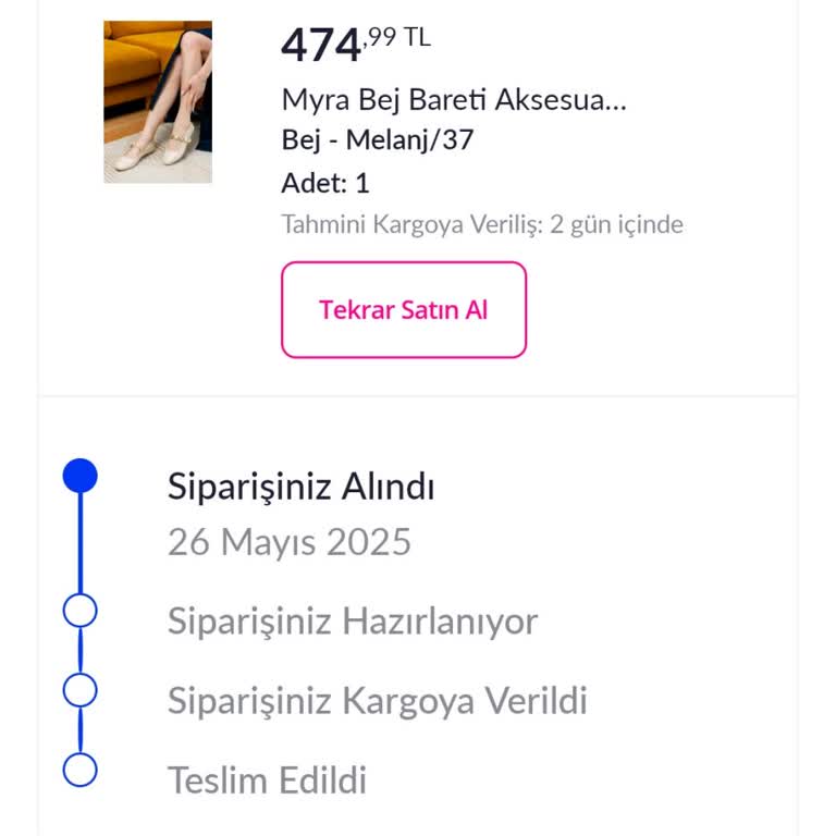 Ayakkabı Siparişim 4 Gündür Kargoya Verilmedi