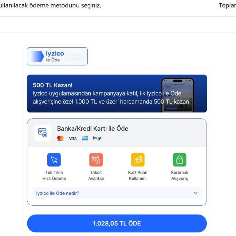 Kampanya İle Kazanılan Iyzico Puanlarını Kullanamıyorum