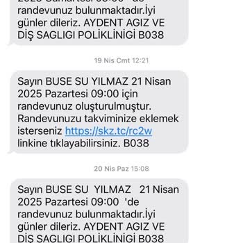 Tarsus Aydent Diş Polikliniğinde Yaşadığım Haksızlık Ve Süren Diş Sorunlarım