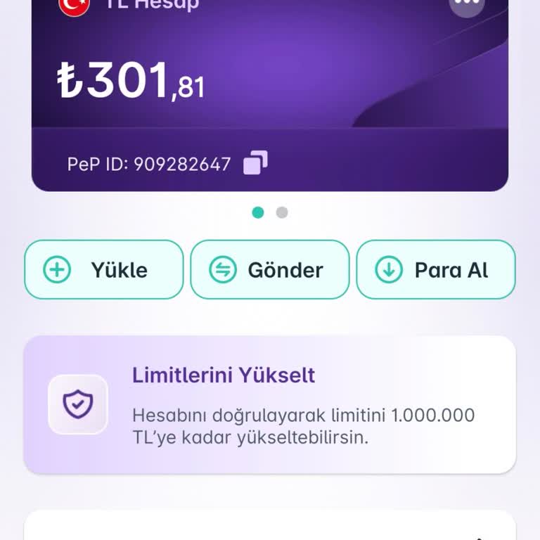 Pep Uygulamasında Hesap Onaylanmıyor, Paramı Çekemiyorum Ve Destek Yetersiz