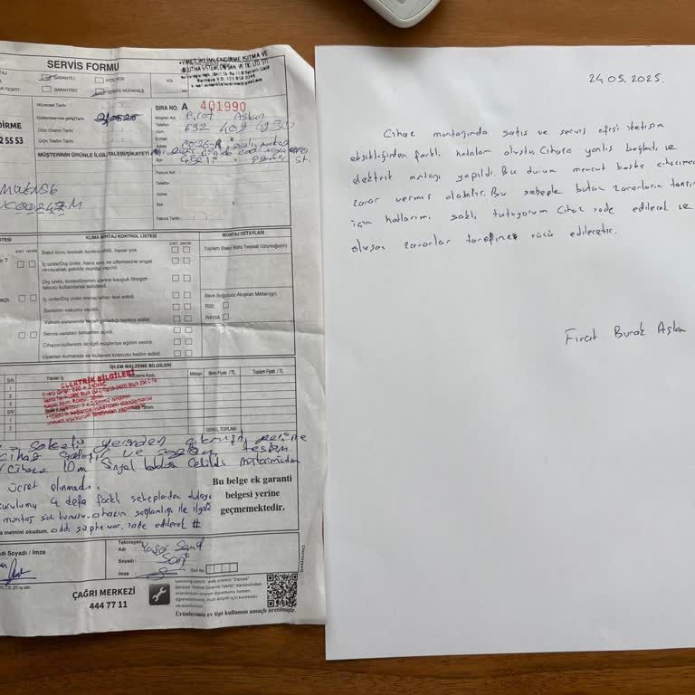 Montaj Hatası Sonrası Klima Arızası Ve Servis İlgisizliği