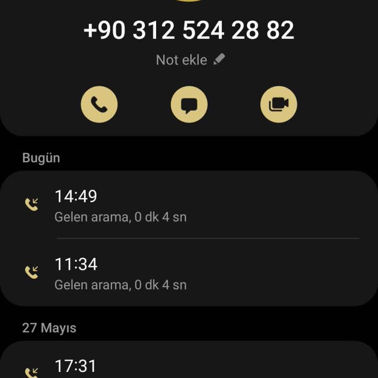 03125242882 Tanımadığım Numaradan Şüpheli Arama Ve Sorumluluk Reddi