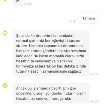Banka Ve Binance TR Arasında Kayıp Para Mağduriyeti