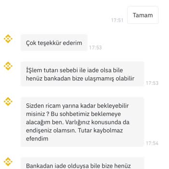 Banka Ve Binance TR Arasında Kayıp Para Mağduriyeti