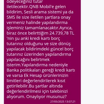 QNB Finansbank Yapılandırma Talebine Tutarsız Ve Olumsuz Yanıtlar