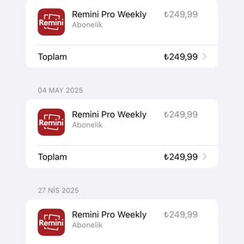 Kullanılmayan Uygulama İçin İki Kez Ücret Alındı, İade Talebim Var