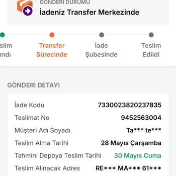 Takım Elbise Değişimi İçin Kargo Çıkışı Yapılmadı