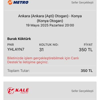 Para Çekildi Fakat Biletim Yok, Müşteri Hizmetlerine Ulaşamıyorum