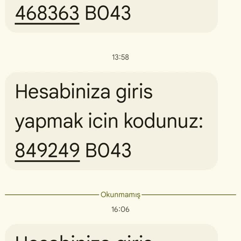 Alakasız Şirketten Gece Gelen Kod Mesajları Rahatsız Ediyor