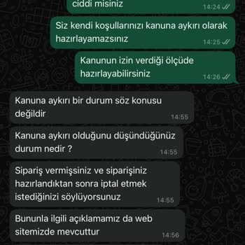 Sipariş İptaline Rağmen Para İadesi Yapılmıyor Ve Ürün Kargoya Veriliyor