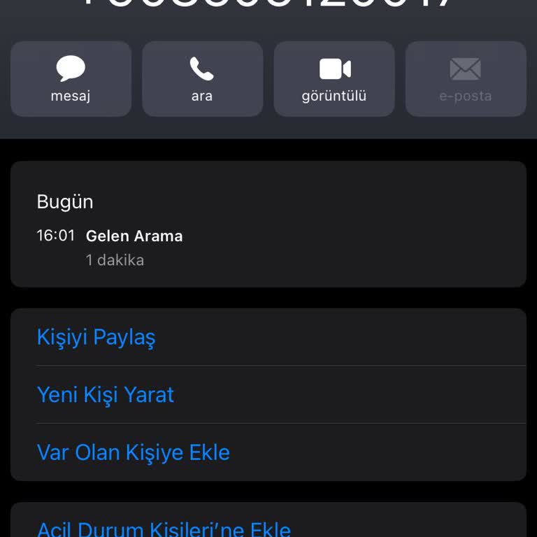 Bilinmeyen Numaradan Onaysız İşlem Ve Yasal Uyarı